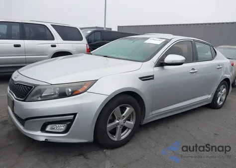 2015 Kia Optima Lx из США, поврежденный, VIN 5XXGM4A74FG395393